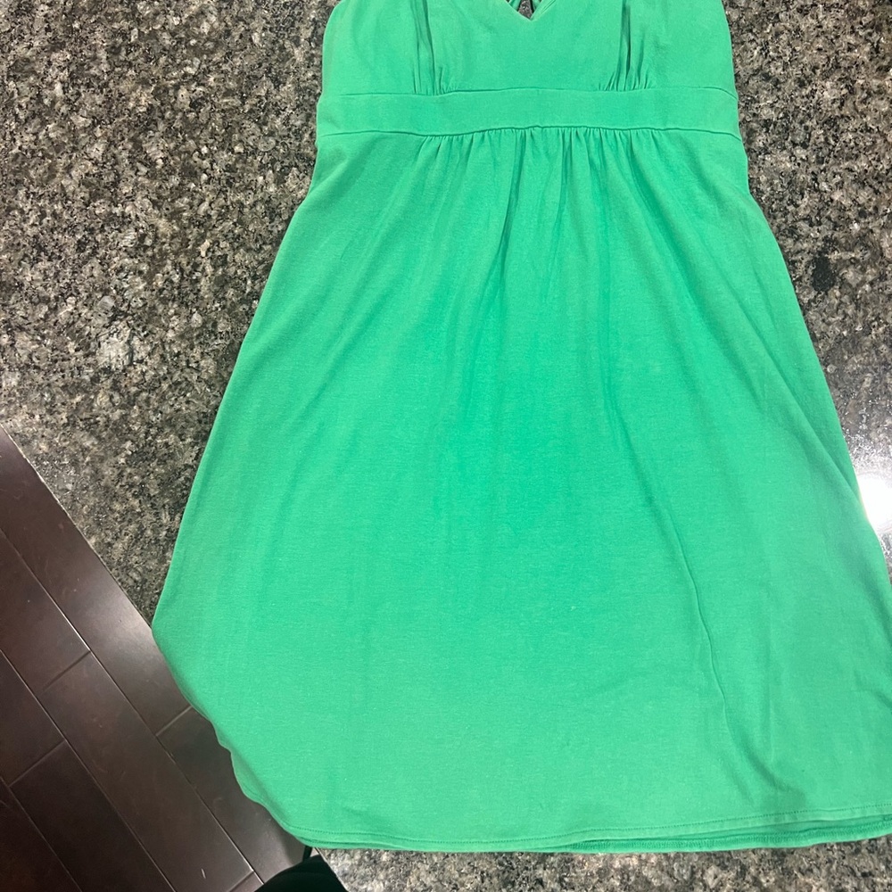 Boston Proper Vibrant Green Dress